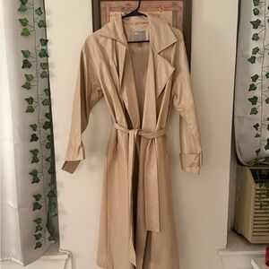 ASOS Light Brown Textured Coat